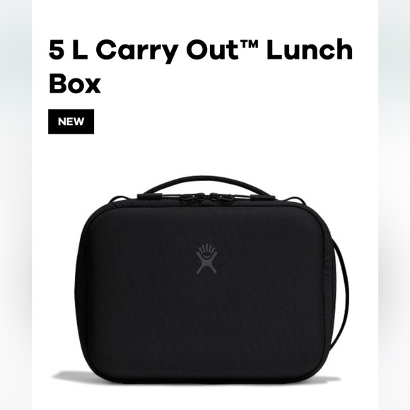 Brand New Black Hydroflask 5L carry out lunch box - Picture 1 of 3